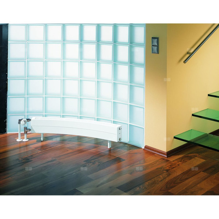 Konwektor Kermi L-Konvektor Typ43 BH210x194x1800mm QN2952, weiß, 6bar, m. Abd., AB Uni.