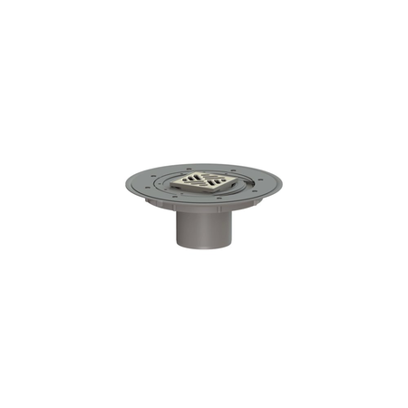 Kratka KESSEL Variofix kwadratowa ze stalowai nierdzewnej 95x95mm do wpustu