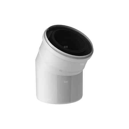 Kolano 30st. fi60/100mm białe