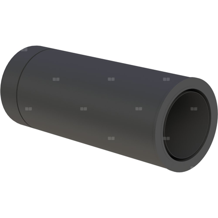 Rura 500mm fi 130mm do skracania z adapteremdo systemu FERRO lakierowana na czarno do systemu FERRO lakierowana na czarno (RAL9011)