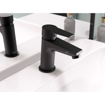 RITTO bateria umywalkowa stojąca, czarny