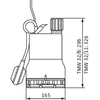 Pompa zanurzeniowa do ścieków WILO Drain TM/TMW 32/11-30M PP 1 x  230 V, moc 0.75 W 50 Hz, przewód 10 m