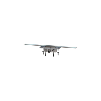 Linearis Infinity 90 Syfon z zamknięciem wodnym 50 mm, Szczotkowana powierzchnia ze stali nierdzewnej, 1000 mm