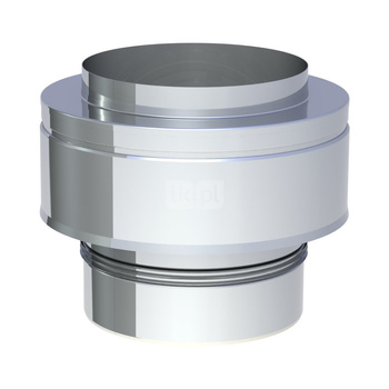 Osłona dwuścienna wylotu przewodu kominowego JEREMIAS 205-DWETN-AL32 350 mm