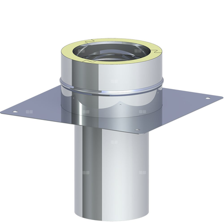 Płyta fundamentowa dla podwyższenia komina fi 200mm (1,0) max. wysokość od podstawy 1,5m