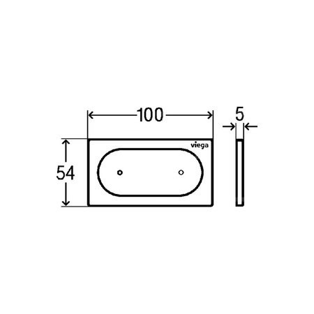Spłukiwanie zdalne do WC Prevista Visign for Style 23 elektroniczna/-y nr wzoru 8640.1 płytka maskująca: tworzywo szt. chrom. klawisz: tworzywo szt. chrom.