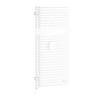 Kermi®Credo®Half®round-E 1800x600x46 800W,RAL9016SG/drew.,lewy,WWS biały,SK1