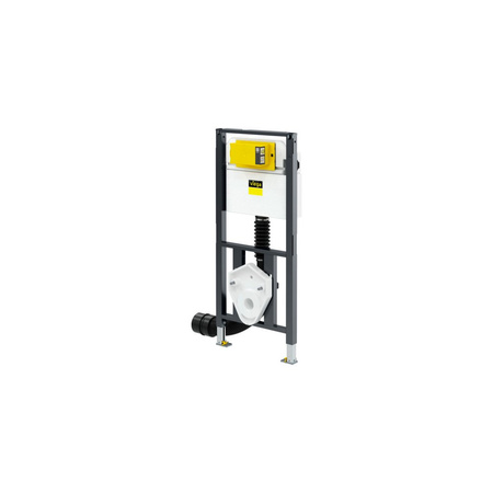 Prevista Dry-stelaż WC zawieszenie ceramiki sanitarnej przez instalatora z możliwością późniejszej regulacji wysokości 1120 mm stal, PE, nr wzoru 8522.31 H zab.: 1120 B: 500 z możliwością późniejszego ustawienia: 310–390