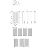 Kermi®Verteo®Profil T10BH2000x61x300mm QN681,biały, 10 bar, bez osłony