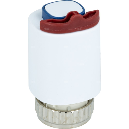 Siłownik elektrotermiczny SALUS T28NC230-8, złącze M28 x 1,5 2 VA, napięcie 230 V AC, kolor biały, kabel 0.9 m, ze wskaźnikiem