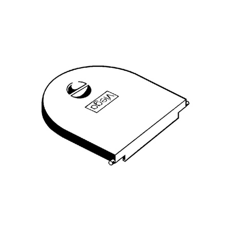 Ramka rewizyjna, tworzywo sztuczne / czarny do odpływów prysznicowych VIEGA 497023