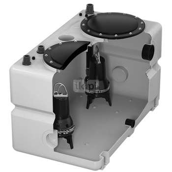 Zbiornik z zestawem rur DUOLIFT.540.40.SEG