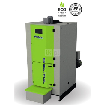 Kocioł na pellet VITECO EG MULTIFUEL 100 kW z przyłączem c.o.