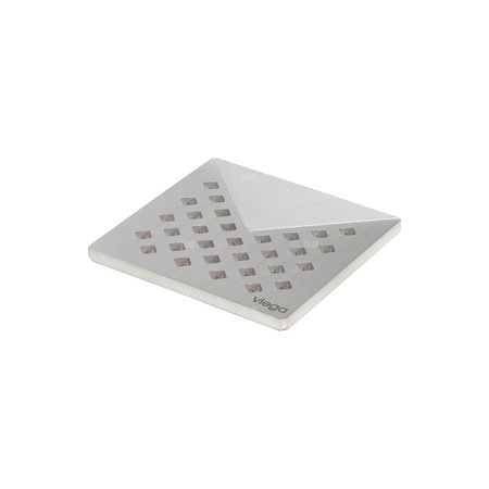 Kratka VIEGA 49281 kwadratowa ze stalowai nierdzewnej 100x100mm do wpustu