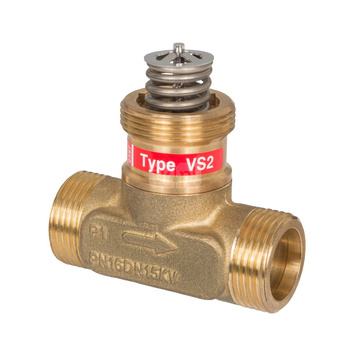 Zawór regulacyjny dwudrożny DANFOSS VS2, DN 20 (GZ metryczny x GZ metryczny), PN 16, Kvs: 2.5 m3/h