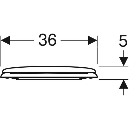 Deska sedesowa Koło Solo, mocowanie od dołu, wysokość 5 cm: Wolne opadanie=Tak, Zawiasy wypinane=Nie, Materiał zawiasów=Metal, Biały / Błyszczący
