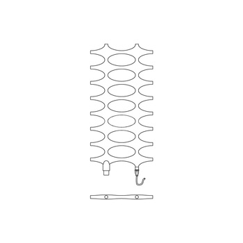 Kermi Ideos-V E-Zus,WRX re 1901x508x37mm QN630W,max P600 W,6bar,jasny srebrny,SK1