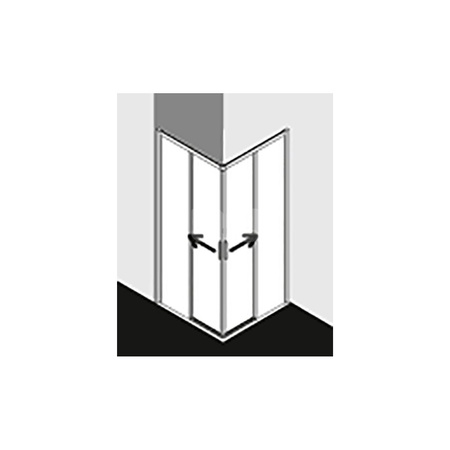 Kermi Wejście nar. CADA XS C2R 1000x 2000 975-1000 SWS ESG Clean