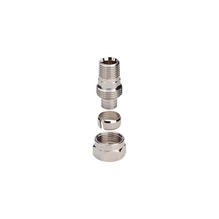 Złącze VIEGA 1021 trzyczęściowy, mosiądz / mosiądz, 3/4'' (gz x zz), 53 mm