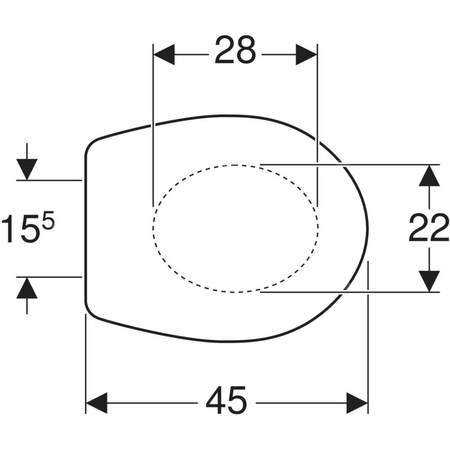 IDOL Deska sedesowa z tworzywa Duroplast, zawiasy metalowe