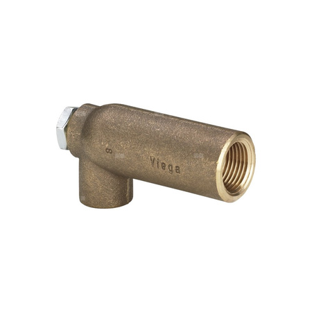 Kolano 90' VIEGA 94476, brąz / brąz, 18 mm x 1/2'' (lw x gw)