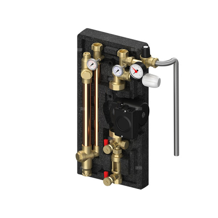 GRUPA SOLARNA MeiFlow Top M SolaVentec II II Z POMPĄ UPM 3 SOLAR 25-145 PWM Z ROTAMETREM 8-30L/MIN. DO KOLEKTORÓW O POW. DO 50M²