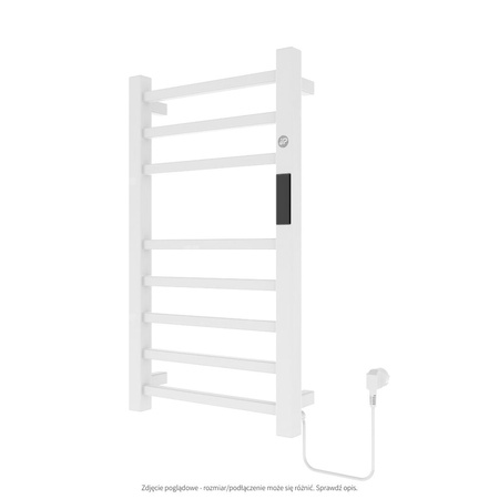 GRZEJNIK ELEKTRYCZNY STICK SMART AIR ELECTRO STIED-50/120U PODTYNKOWE PRAWE C35 WHITE SILK