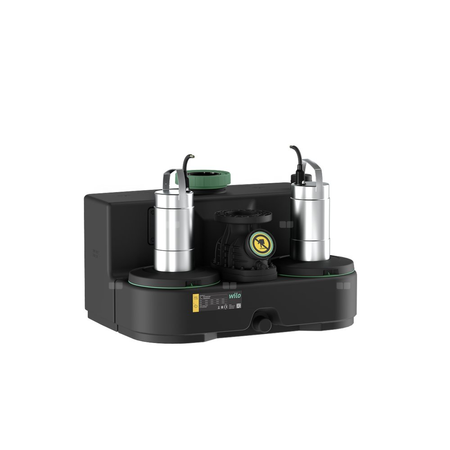 Wilo-DrainLift SANI-L.12/T540/4C-CEE hermetyczna pompownia ścieków, swobodny przelot kuli 65 mm