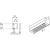 Konwektor Kermi V-Kon S Typ22 BH280x133x1800mm QN1998, weiß, 6 bar, m. Abd., Vent. re