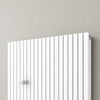 Grzejnik dekoracyjny Kermi®Carré Plus® 1400x415x86, 1179W, podł. 6998, RAL 9005 SFE