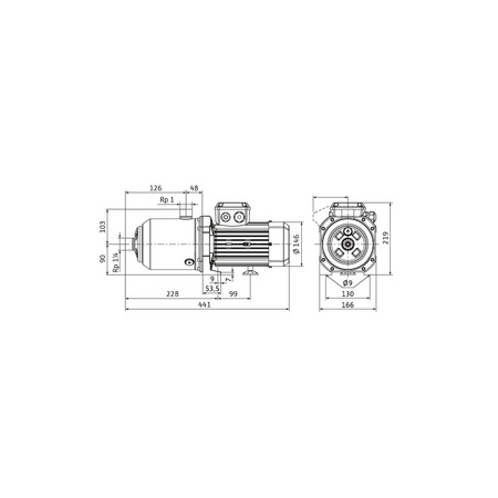 Wilo-Medana CH1-L.603-1/E/F/10T wysokociśnieniowa pozioma pompa do wody