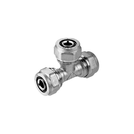 Trójnik PERFEXIM 70A mosiądz niklowany 25 mm x 20 mm x 16 mm (zz x zz x zz)