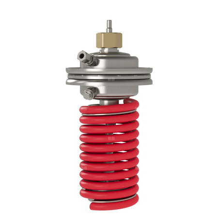 Regulator upustowy ciśnienia AFA, PN 25, 0.10 bar - 0.60 bar, 250 cm², Żółty