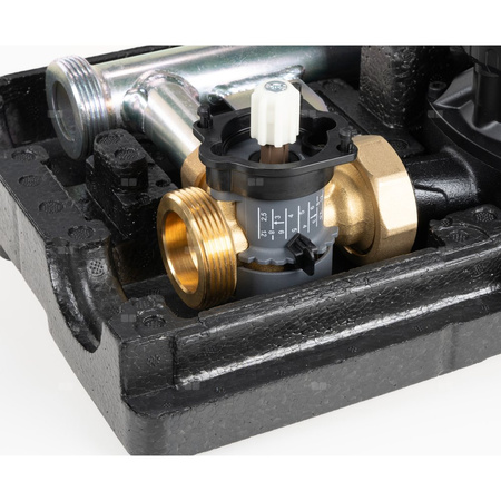 Grupa pompowa PrimoTherm K 180-2 DN25 GP 3-WM-SM, pompa Grundfos UPM3 Hybrid, zawór mieszający ARV Kvs Vario, siłownik ARM 343 ProClick