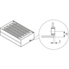 Konwektor Kermi V-Kon S Typ44 BH70x255x1700mm QN1586, weiß, 6 bar, o. Abd., Vent. re