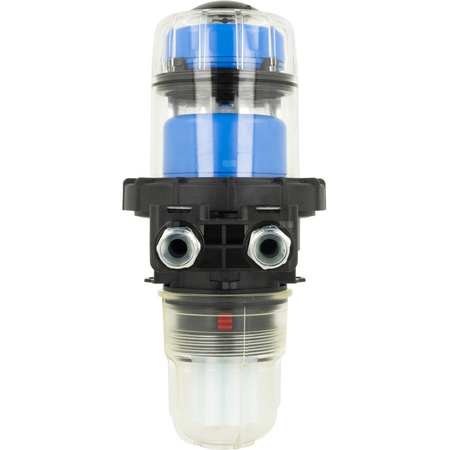 Filtr olejowy AFRISO FloCo-Top-1C Si zintegrowany z odpowietrznikiem fi 3/8'' x 3/8'' GW x GZ, z wkładem plastikowym, maks. przepływ 100 l/h