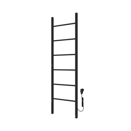 Grzejnik elektryczny (suszarka) INSTAL-PROJEKT PRIMAVERA ELECTRO, wym. 1600/400 mm, kolor czarny mat,  moc 103 W