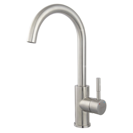 Bateria zlewozmywakowa stojąca FERRO CAMIRA INOX, kolor stal