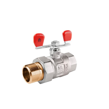 Zawór kulowy KFA Armatura mosiądz, PN 20 3/4'' GZ x GW, uchwyt: motylek