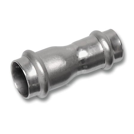 Mufa SANHA NiroSan Press redukcja, stal nierdzewna, 22 mm x 15 mm (zw x zw)