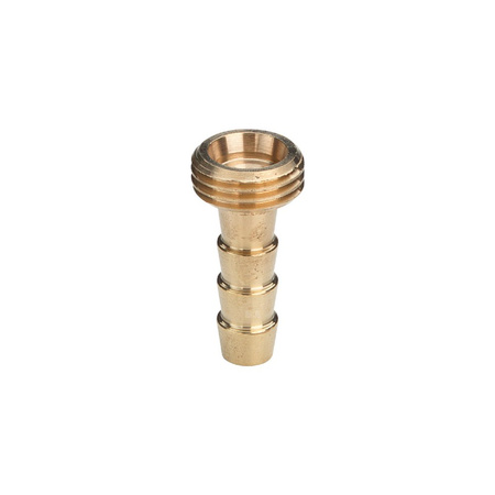 Tuleja do węża VIEGA 1822-260 Jednoczęściowy, mosiądz / mosiądz, 1'' x 3/4'' (GZ x złącze do węża), 46 mm