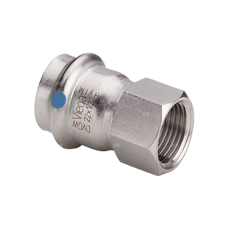 Złącze przejściowe VIEGA 2312LF, stal nierdzewna / stal nierdzewna, 3/4'' x 18 mm (gw x mz)