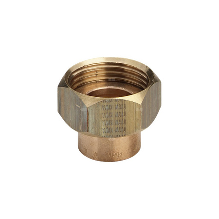 Złącze przyłączeniowe VIEGA 94359 dwuczęściowy, brąz / mosiądz, 22 mm (lw x gw)