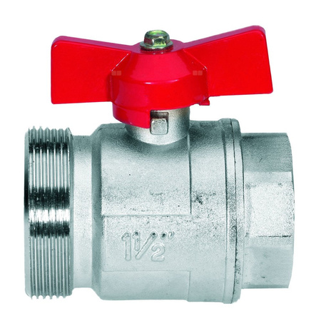 Kerx-net Zawór kulowy 1' GZ x 3/4' GW 1 szt. w opakowaniu