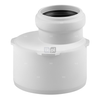 Złącze MAGNAPLAST SKOLAN safe dBL redukcja, PP (biały), DN 110 x DN 56 (ww x wz), do kanalizacji