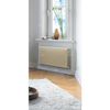 Grzejnik żeberkowy ZEHNDER Kleo 1500 x 231 mm, kolor grey aluminium metallic (RAL 9017), moc 416 W
