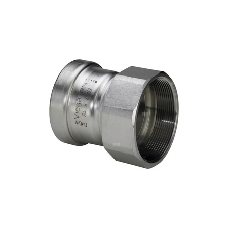Złącze przejściowe Sanpress VIEGA 2312XL jednoczęściowy, stal nierdzewna / stal nierdzewna, 2 1/2'' (mz x gw), 105 mm