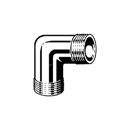 Kolano 90' VIEGA 1611 jednoczęściowy, mosiądz (chromowanie) / mosiądz, 3/8'' (gz x gz)