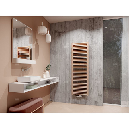 Grzejnik drabinkowy KERMI DUETT-50, wym. 1796 x 784 mm, kolor srebrny, moc 1932W