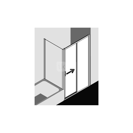 Kermi Drz. przesuw. Liga D2R 1800x 1850 1760-1810 SIMG ESG Clean